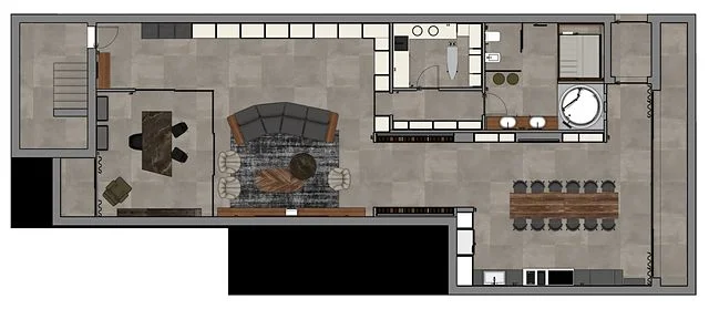 Villa Castagni — Planimetria